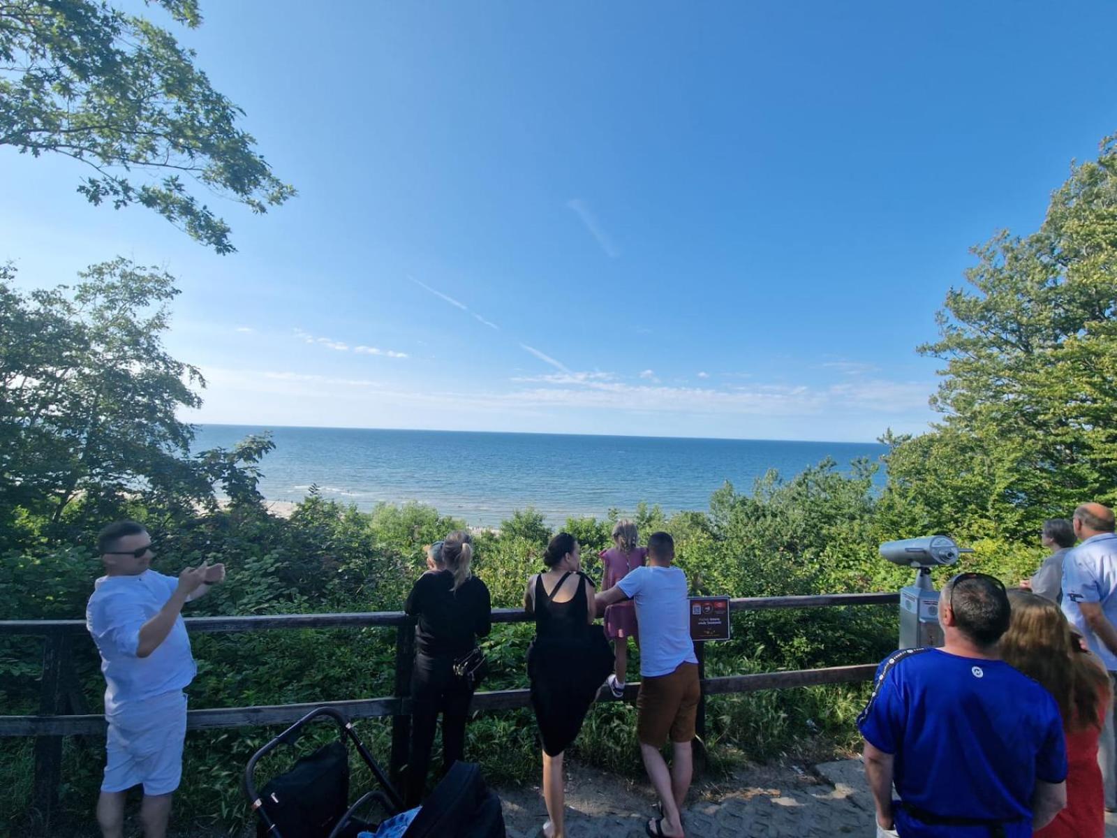 Osrodek Promenada- Faleza Jastrzębia Góra Exteriér fotografie